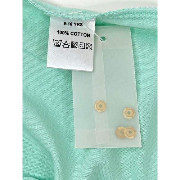 BURGS Snow Sea Girls T-Shirt Sequin Seahorse Beach Made By Mermaids 9-10 yo NEW - Picture 6 of 9